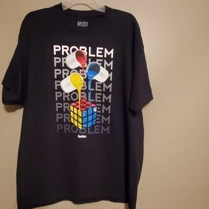 Eighties graphic T-shirt Rubik's cube size xl